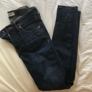 Madewell 9” skinny jeans in Larkspur Wash